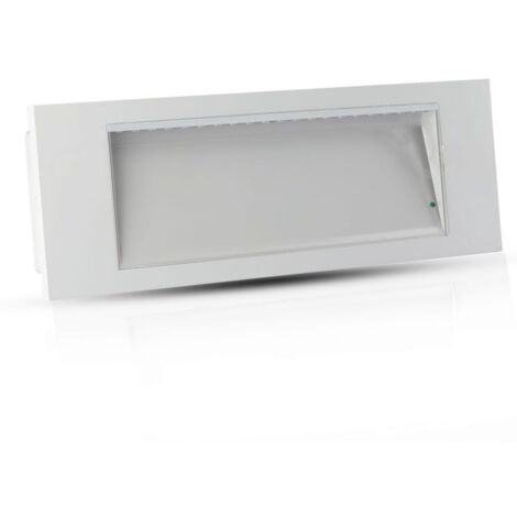 Notleuchte led max 3,8w kaltlicht 6000k farbe wei grn vt-511s 899