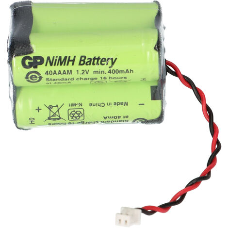 Notleuchten Akkupack 4,8V 400mAh F2x2 Molex 51021 NIMH4804Q