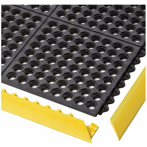Notrax Cushion Ease Tappeto, Nero, 91cm x 91cm