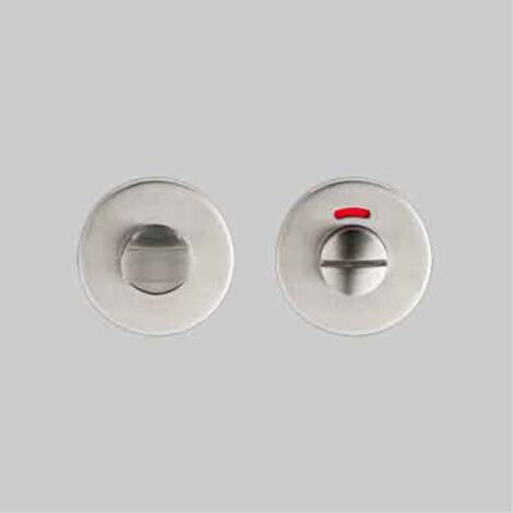 Nottolino wc e segnalatore inox 'tondo' ø 52 mm - col. inox satinato FIMET MANIGLIE