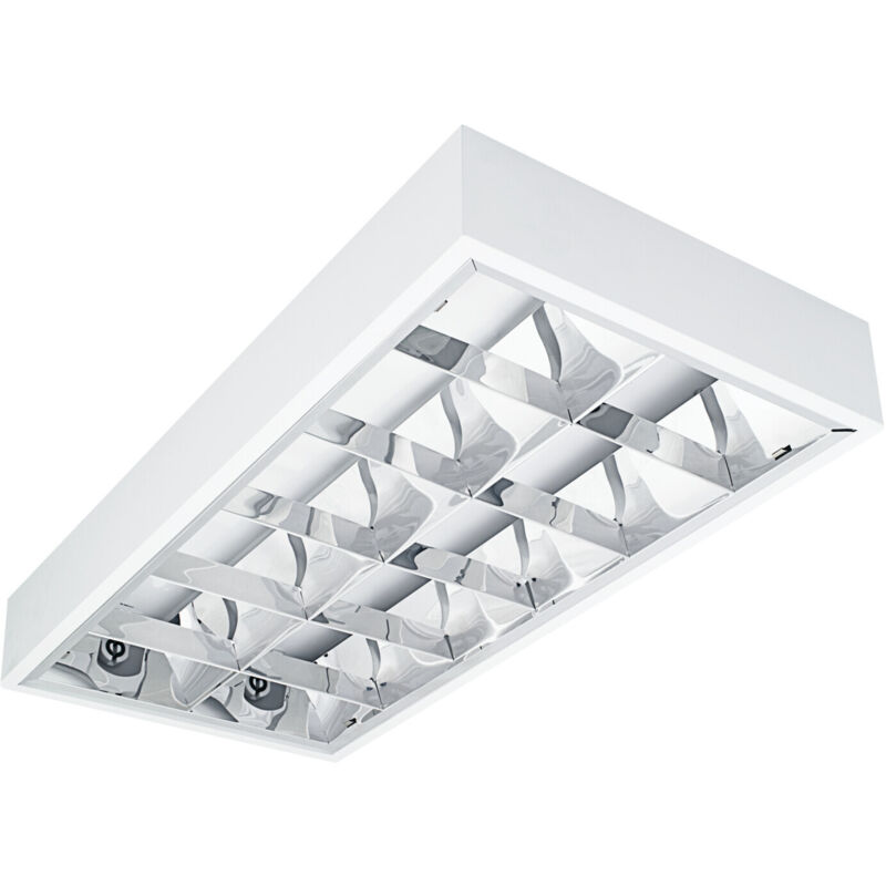 Kanlux - Dalle avec Grille saillie 615x300mm pour Tubes T8 2x18W Max