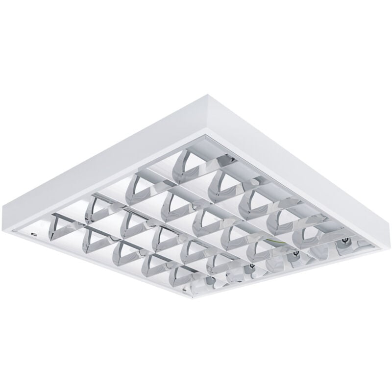 Kanlux - Dalle avec Grille saillie 614x614mm pour Tubes T8 4x18W Max