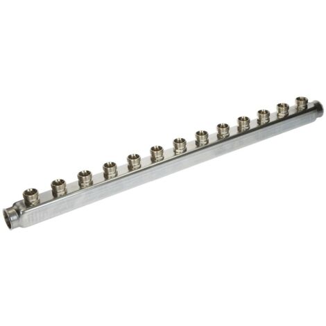 Nourrice de distribution 13 circuits 1’’ FF x 3/4’’ eurocône
