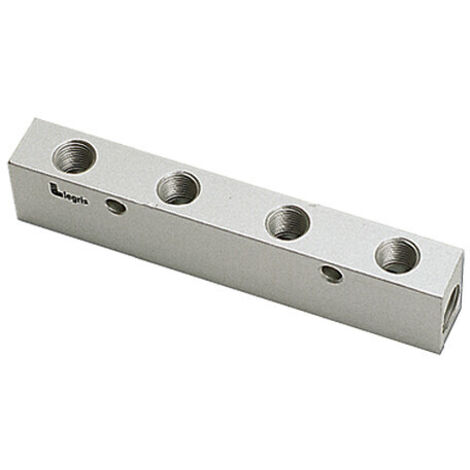 Nourrice de distribution 3311. femelle 1-4 BSPP cylindrique. 4 sorties femelles 1-8 BSPP cylindrique - PARKER HANNIFIN FRANCE SAS