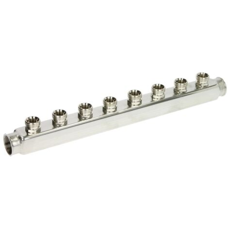 Nourrice de distribution 8 circuits 1’’ FF x 3/4'' eurocône