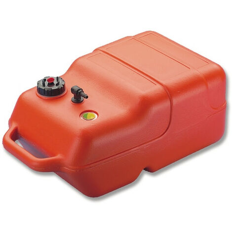 Nourrice essence 22L avec jauge – Réservoir principal ou complément – Compatible moteurs hors-bord – Matériau Eltex – Tr.Em.