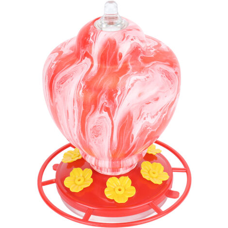 Nourrisseur automatique pour colibris – Nourrisseur pour oiseaux – Nourrisseur à eau pour colibris (à vendre conjointement avec le modèle 3111220038911), couleur rouge