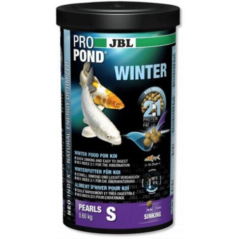 Nourriture d'hiver pour carpe koï bassin JBL Propond Winter Pearls 0,6 kg
