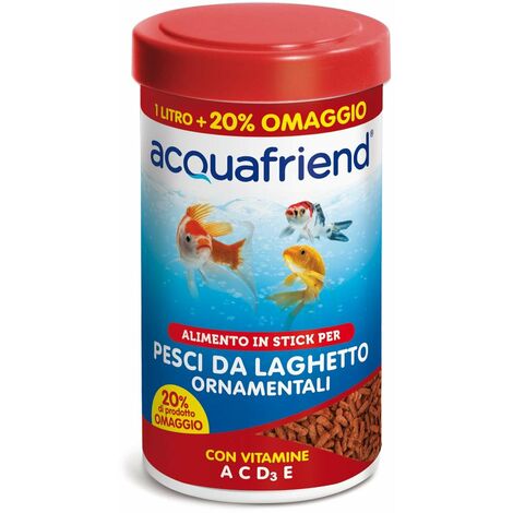 Nourriture en bâtonnets avec vitamines pour poissons d'étang et d'ornement 200 g