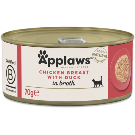 NOURRITURE HUMIDE POUR CHATS APPLAWS APPLAWS - NOURRITURE HUMIDE POUR CHAT 156 G - POULET ET CANARD (172-025) CATS