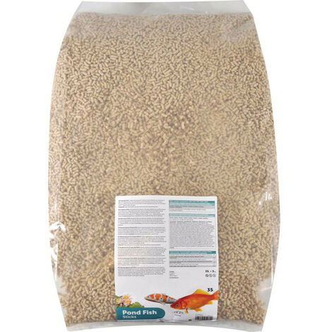 Nourriture poisson d'étang en sticks, 35 litres soit 3 kg. - animallparadise