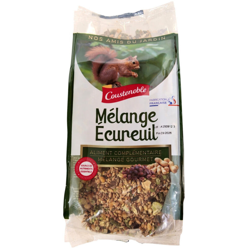 Nourriture pour écureuil 1 kg - Coustenoble