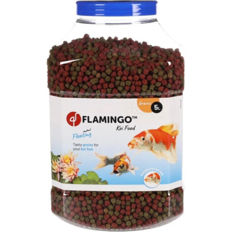 Nourriture pour Koï, 5 litres, poisson de bassin - Flamingo