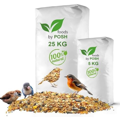 Graines De Tournesol Noires 30 Kg - Nourriture Pour Oiseaux Sauvages, Chevaux, Lapins - 12