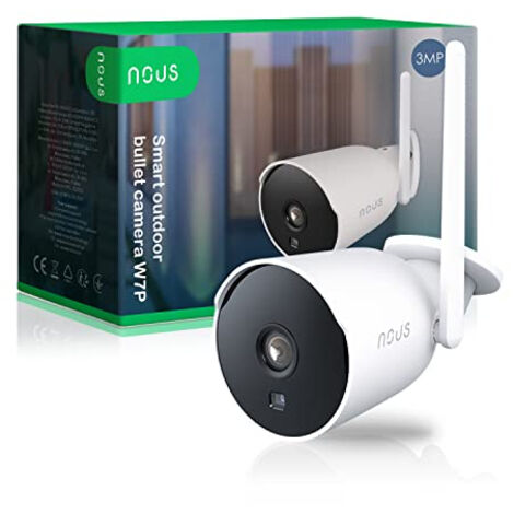 NOUS W7P CAMÉRA DE SURVEILLANCE 3MP AVEC DÉTECTEUR DE MOUVEMENT, CAMÉRA PTZ EXTÉRIEUR, VIDÉOSURVEILLANCE, CAMÉRA DE SURVEILLANCE
