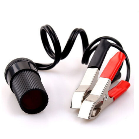 Nouveau 12 v voiture batterie borne pince allume-cigare prise de courant adaptateur pince 1 pièces