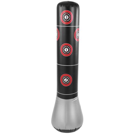 Nouveau 1.45m adulte fitness décompression colonne de boxe gonflable épaissi gobelet gonflable pour enfants (sans pompe à air)