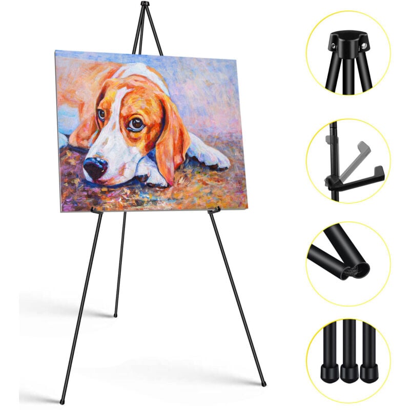 Nouveau 2024 Chevalet Support Studio Chevalets Dessin Peinture Support Pliant Art Wedding Display