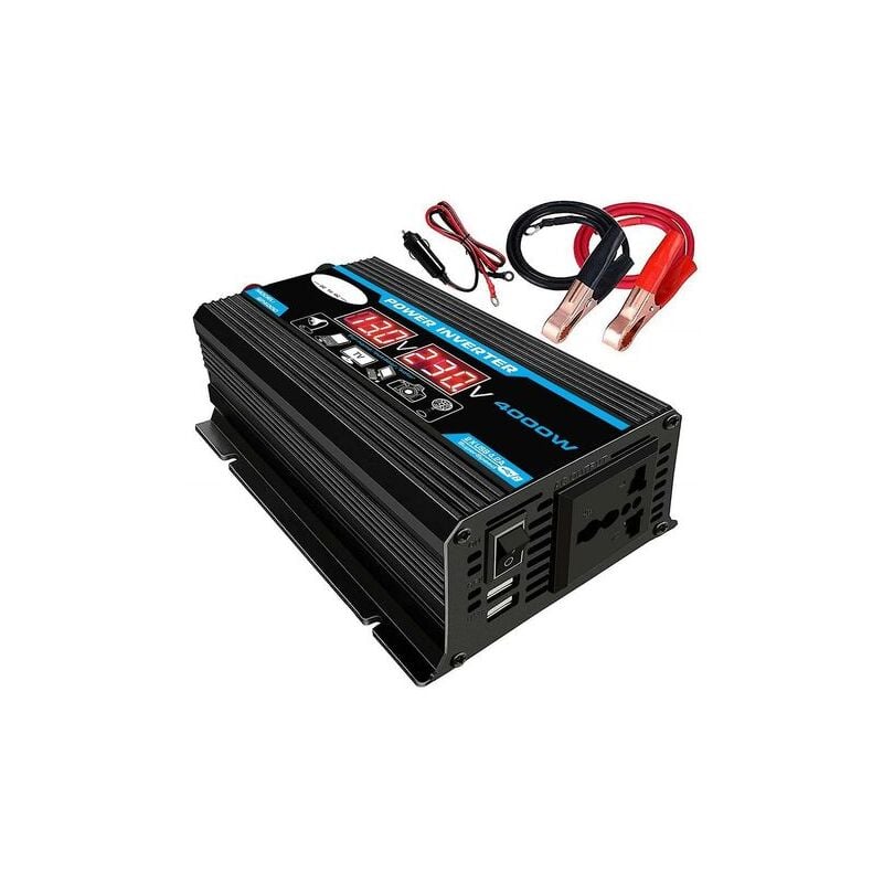 Nouveau 300w 12v 220v/110v Led Ac voiture onduleur convertisseur chargeur adaptateur inverseur double Usb transformateur modifié onde sinusoïdale