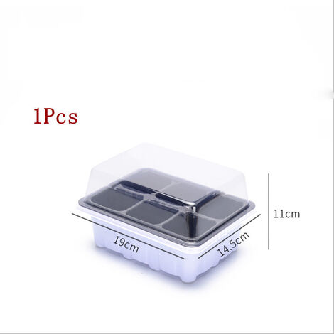 nouveau 8 12 cellules jardinage étui à graines boîtes de germination des plantes culture succulente Mini plateau de croissance pépinière boîte de semis 6 cellules