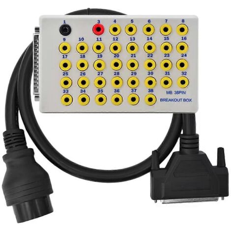 Nouveau boîtier de dérivation OBD 38 broches pour testeur de signal de ligne OBD2