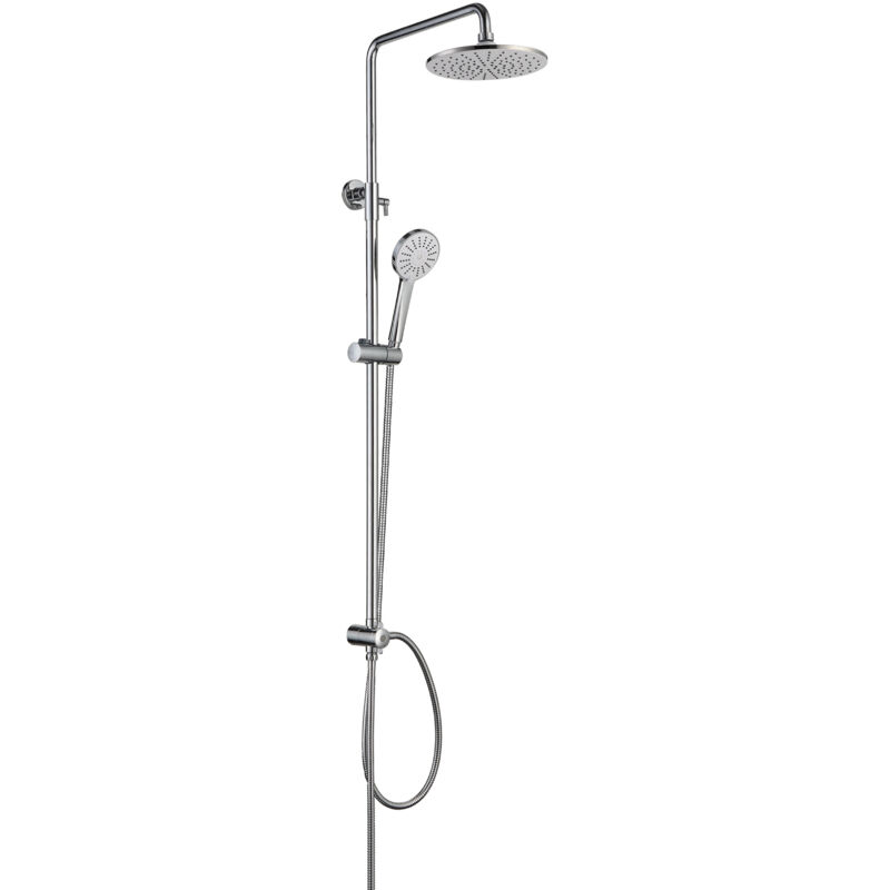 Cecipa - max Système de Douche Chrome Colonne de Douche Cascade avec Douchette 3 Fonctions Ensemble de Douche en acier inoxydable (sans Robinetterie)