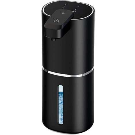 Nouveau distributeur de savon intelligent à感应, distributeur de liquide vaisselle automatique, modèle goutte à goutte noir, distributeur de savon mural pour les mains, usage domestique