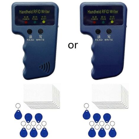 Nouveau duplicateur/lecteur portable 125 kHz pour cartes de contrôle d'accès - B