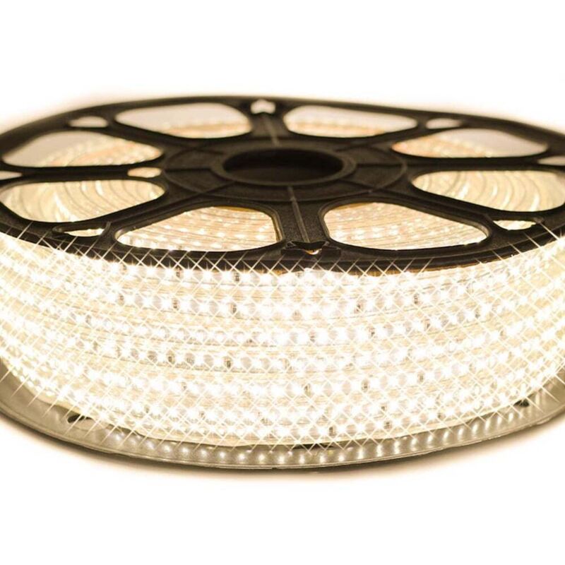 Ruban led Professionnel Epistar 3014 120 LED/m de 25 ou 50 mètres blanc chaud étanche (IP68) Longueur: 50 mètres