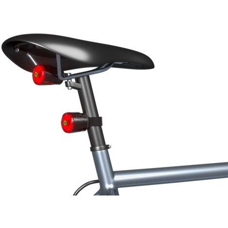 Nouveau feu arrière intelligent à LED avec capteur de vibrations pour vélo de montagne et VTT