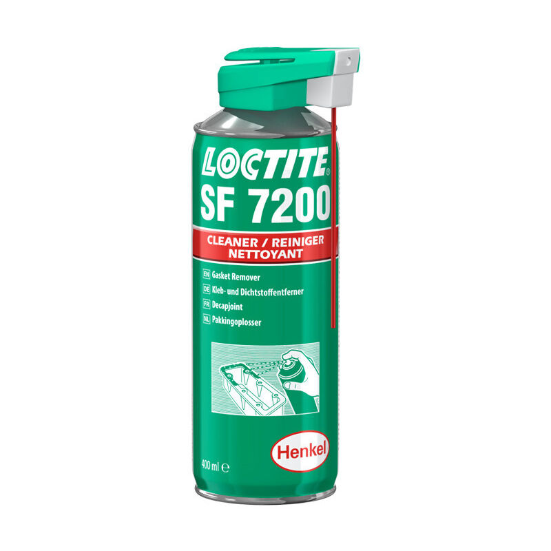 Henkel - Loctite sf 7200 - Nettoyant décapjoint et étanchéité - 400 ml