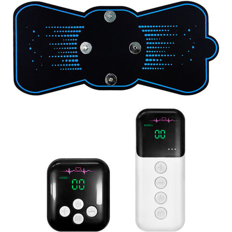 Nouveau masseur intelligent pour la nuque avec stimulation électromagnétique (EMS) et chauffage par impulsions, mini masseur portable pour les épaules et la nuque - AquaForge