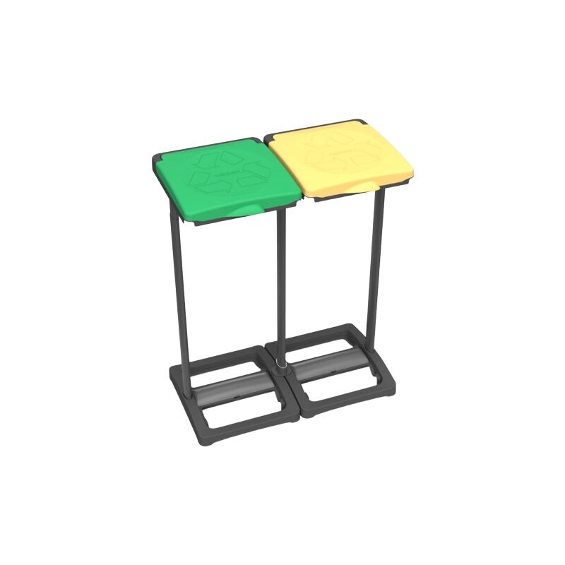 Porte-sac Bis pour la collecte sélective des déchets Mongardi