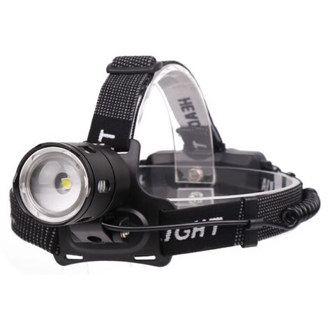 Nouveau phare avant XHP50 avec zoom télescopique, chargement USB et indicateur de batterie, haute luminosité et éclairage puissant.