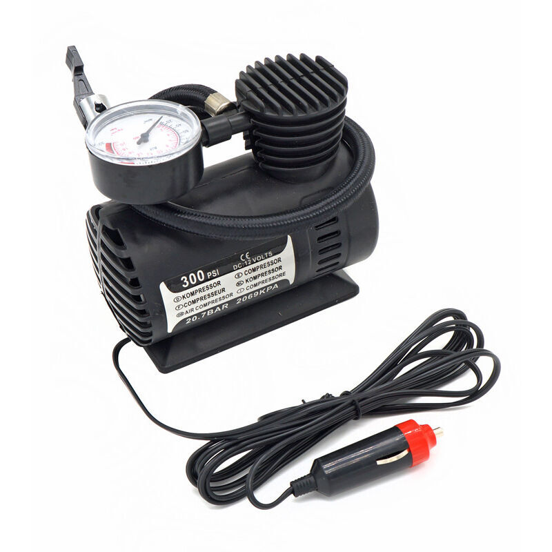Start - Nouveau Portable Mini 300psi 12v voiture gonfleur pompe voiture Mini pompe à pneu électrique pour les besoins urgence gonflage des pneus de