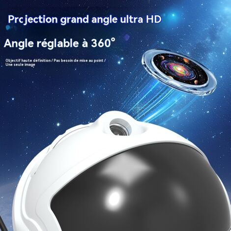 Nouveau projecteur astronaute galaxie, veilleuse ciel étoilé 12 films, lampe ambiance chambre et cadeau