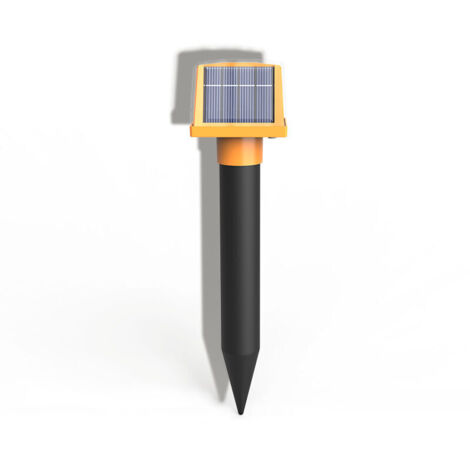 Nouveau répulsif à rongeurs haute puissance avec lumière LED, répulsif à serpents à convertisseur de fréquence ultrasonique, répulsif à rongeurs solaire d'extérieur, multifonctionnel, capteur infrarou