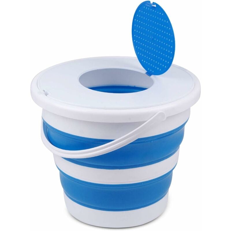 Fei Yu - Nouveau Seau Pliant Multifonctionnel avec Couvercle, 10L