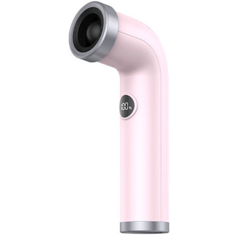 Nouveau sèche-cheveux portable mini coudé à turbine haute vitesse sans pales, créatif et élégant, avec affichage numérique