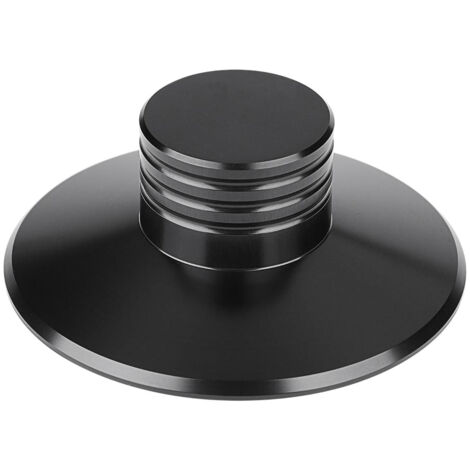 Nouveau Stabilisateur de Disque Vinyle Métallique Noir pour Platines Tourne-disques