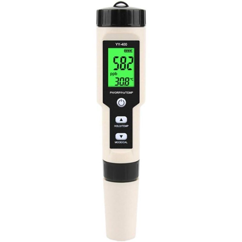 Nouveau Stylo de Test de Qualité de Eau de Concentration Ions Hydrogène Yy-400 Ph/Orp / H2 et Tem Compteur Eau Potable Numérique 4 en 1