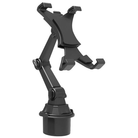 Nouveau support de téléphone de voiture très populaire avec porte-gobelet, support universel pour téléphone et tablette de voiture, réglable, noir.