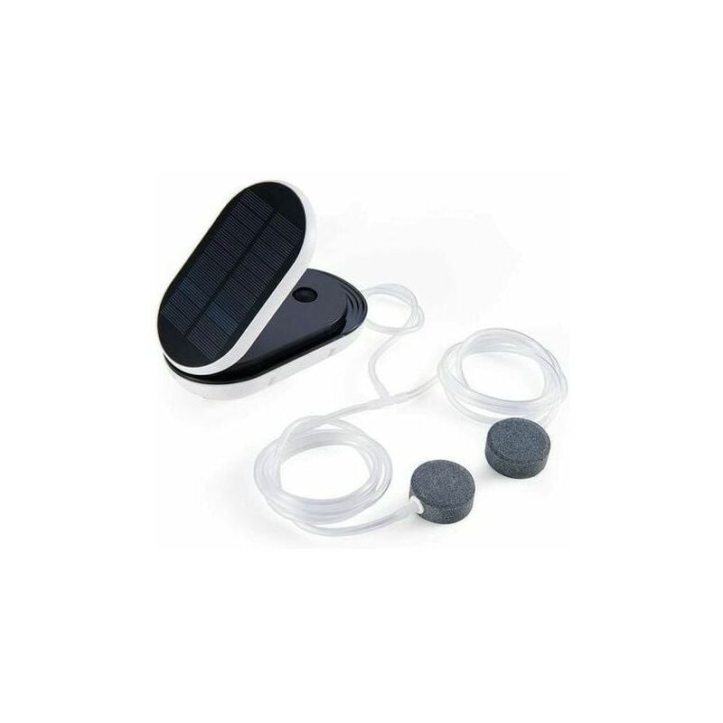 Nouveau système d'oxygénation à énergie solaire pour la pêche en plein air. Il peut également être utilisé pour aérer les étangs de jardin, les