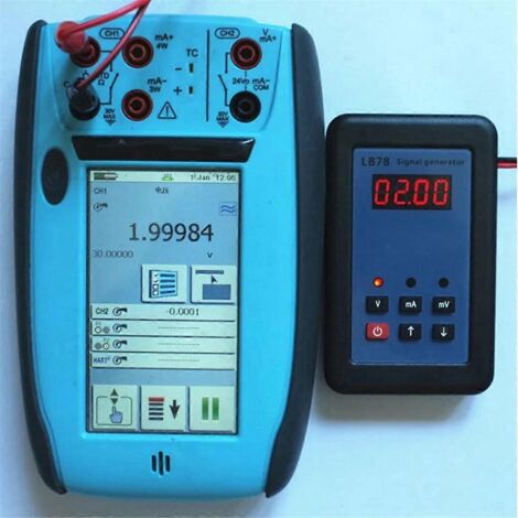 Nouveau testeur d'étalonnage da, générateur de signal 4-20 mA, batterie intégrée