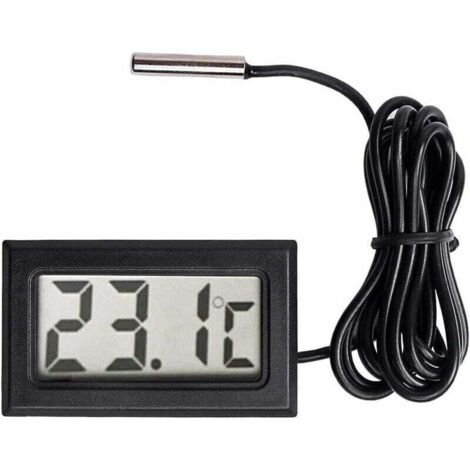 Nouveau Thermometre LCD numerique Capteur de sonde de jauge de Temperature de Plage de -50 Celsius C a + 110 Celsius C