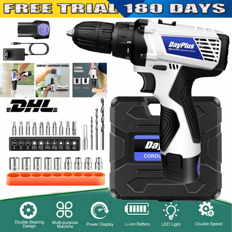 Nouveau tournevis sans fil perceuse électrique sans fil perceuse électrique à percussion