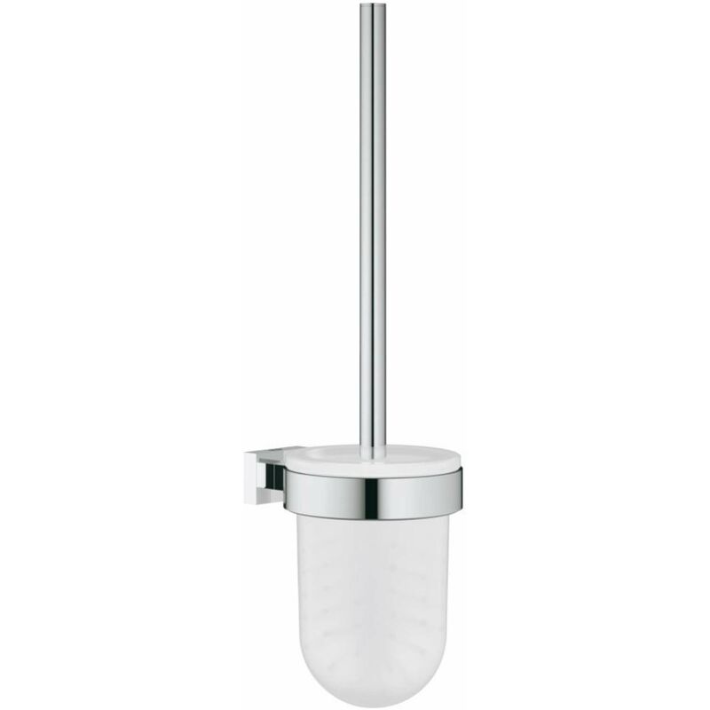Grohe Essentials Cube - Balayette de toilette avec support, chrome 40513001
