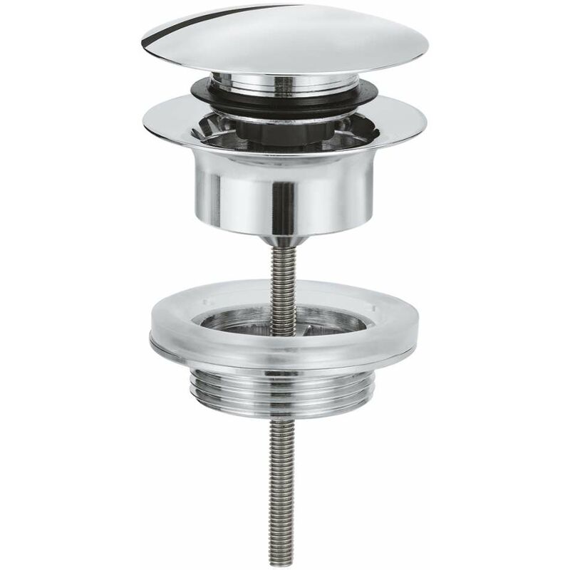 Bonde clic clac pour lavabo avec trop plein, chromé 65807000 - Grohe