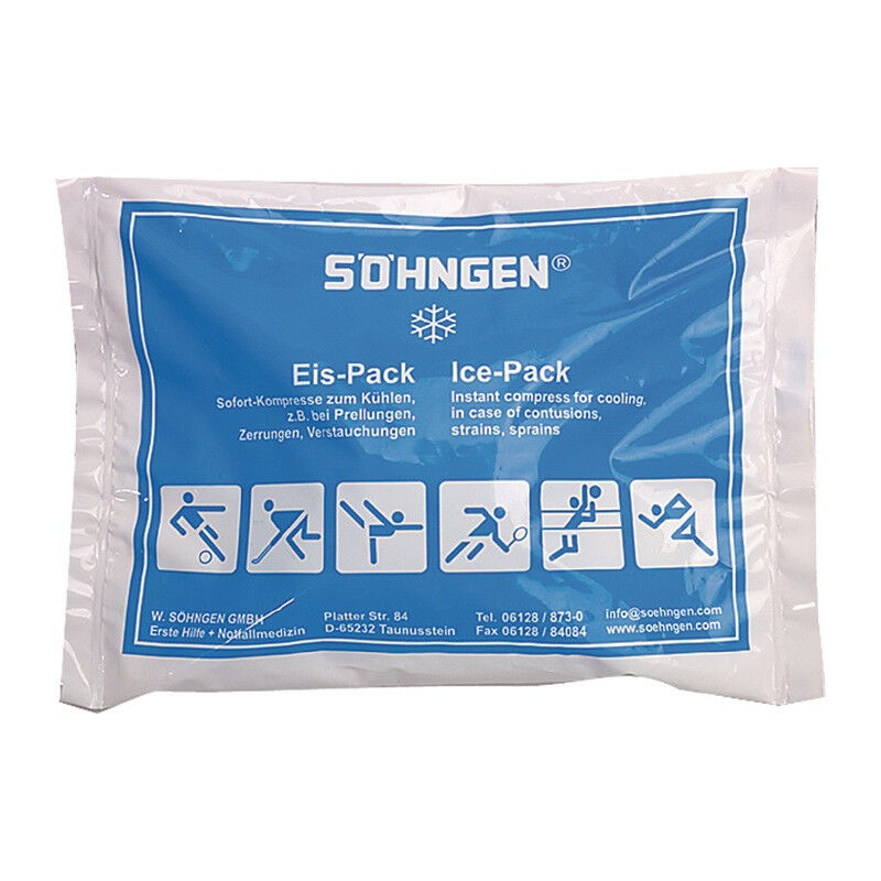 Compresse froide instantanée petit l. env. 21 x l. env. 15 cm Usage unique sans pré-refroidissement Söhngen