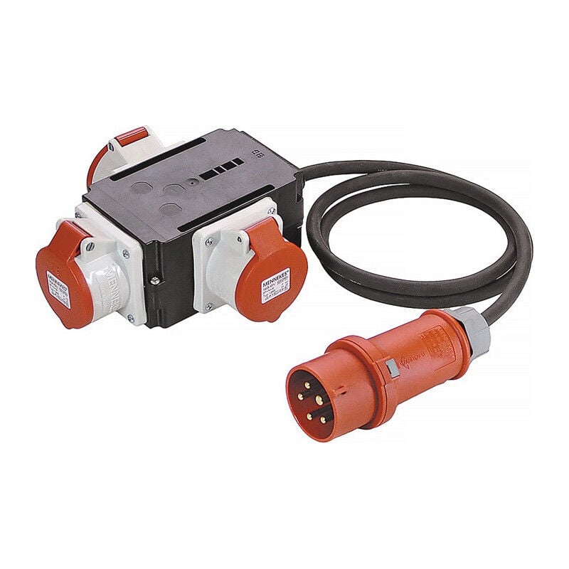 Répartiteur compact mixo neckar CEE-16 a 5 pôles 3xCEE 400V as-schwabe